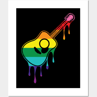 PRIDE guitar Posters and Art